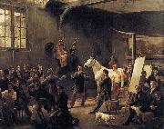 The Artist's Studio VERNET, Claude-Joseph